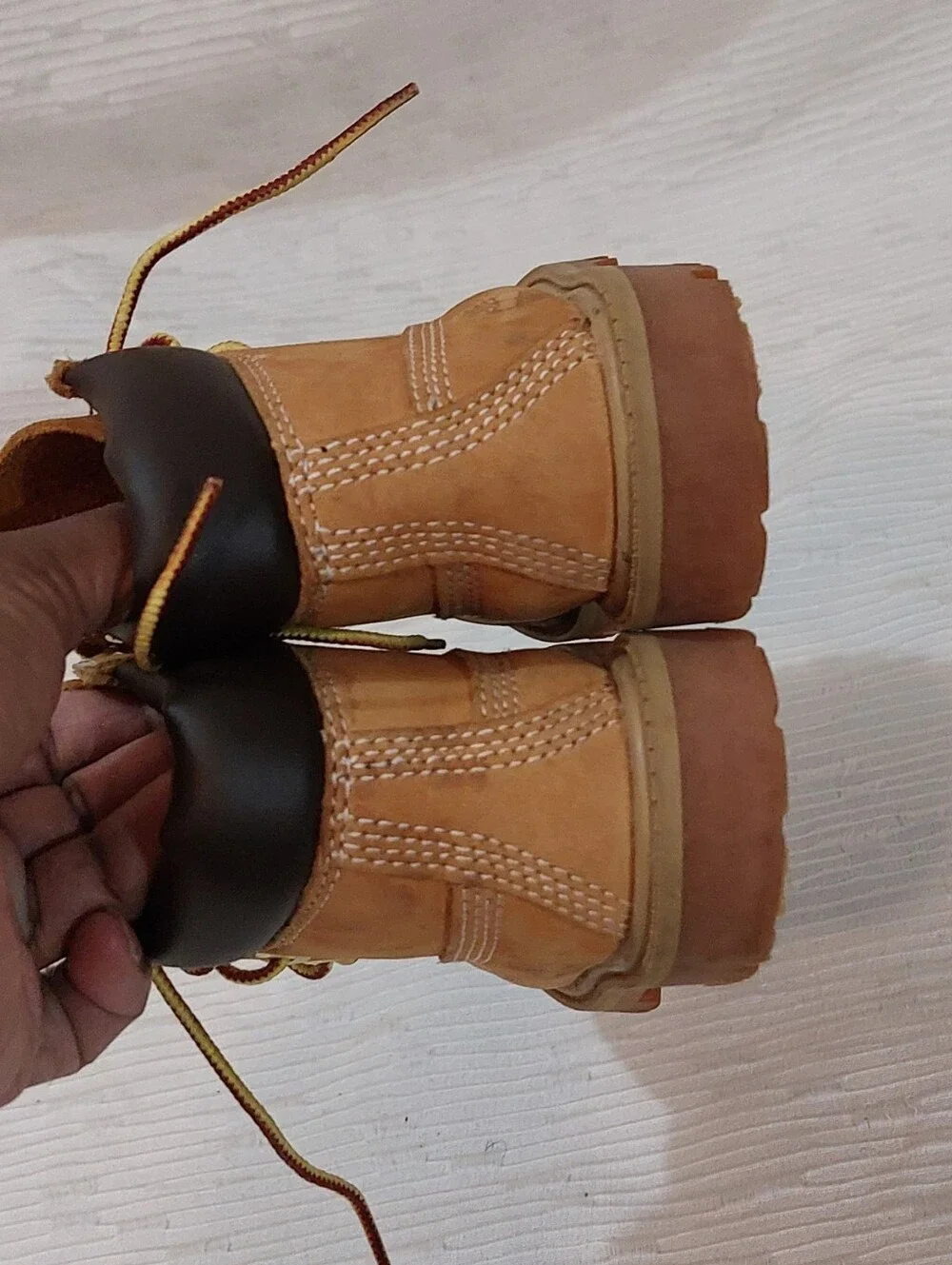 Timberland Kids Wheat Lace-Up Work Boots Size 9